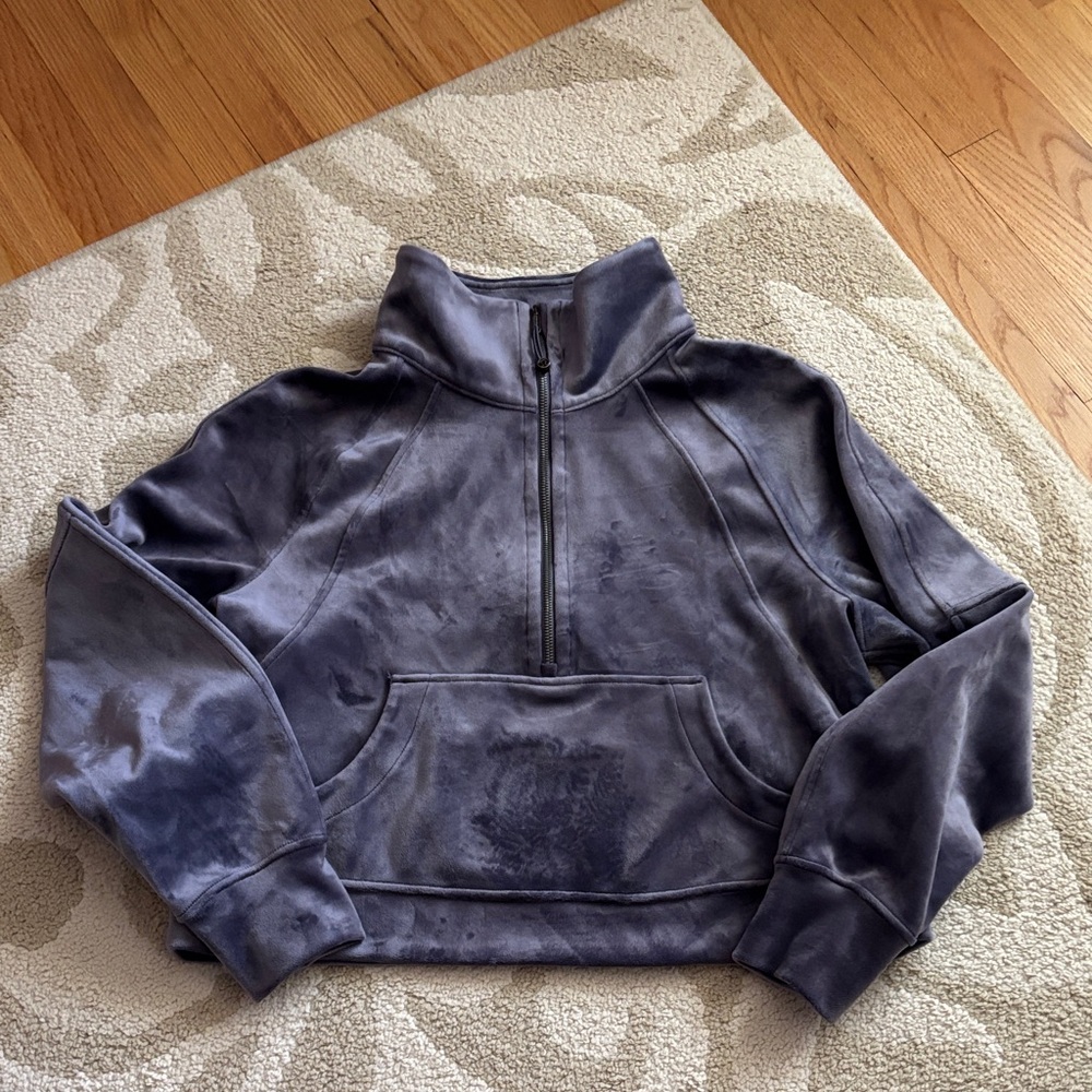 Lululemon Oversized Cropped Scuba - Velvet